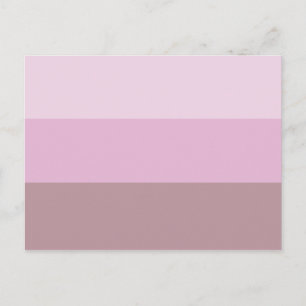 Lila Rosa Stripe Ombre Vykort