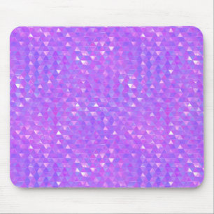 Lila Rosa Trendiga Trianglar Geometriskt Mönster Musmatta