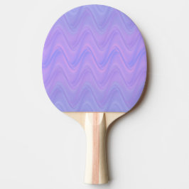 Lila Rosa Vågiga Linjemönster Pingisracket