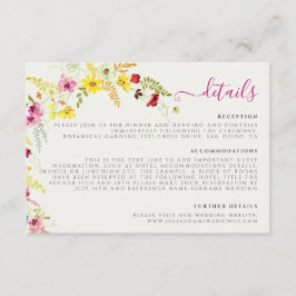 Lila Rosa Vild Orchid Blommor Utandning Bröllop Tilläggskort