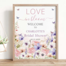 Lila Rosa Vilda Blommor Fjärilar Kärlek I Blomster