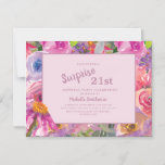 Lila Rosa Wildblomma 21:a födelsedagen Party Magnetisk Inbjudningskort<br><div class="desc">Färg lila och rosa vattenfärgsblomma 21-årsdagen party magnetisk inbjudan till kvinnor. Kontakta oss om du behöver hjälp med anpassning eller om du vill begära matchande produkter.</div>
