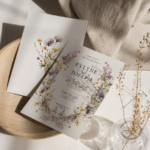 Lila Rosa Wildblomma Boho Blommigt Wandefrand Bröl