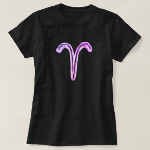 Lila Rosa Zodiac Horoscope-tecken Astrologi T Shirt