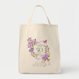 Lila Rosband 50-årsdag Tygkasse