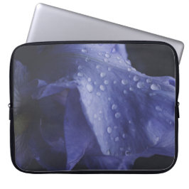 Lila rosblomma laptop fodral