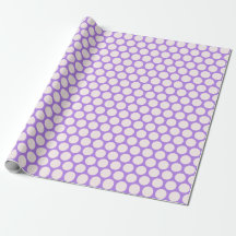 Lila Rosenskär prickig modernt presentpapper
