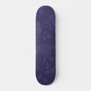 Lila Rosor Mini Skateboard Bräda 18,5 Cm
