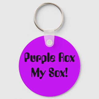 Lila Rox My Sox! Nyckelring