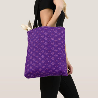 Lila Royalty Tote Tygkasse