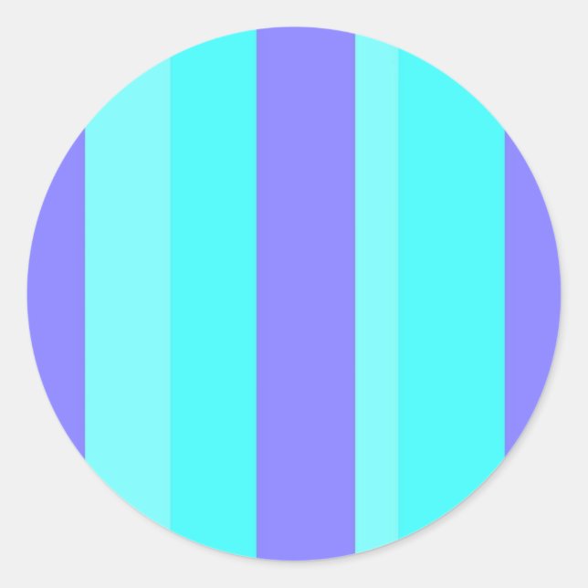 Lila Runt Klistermärke (Framsida)