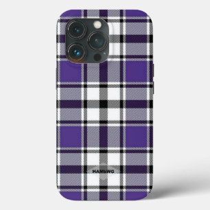 Lila Rutig Iphone Fodral HAMbWG