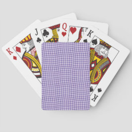 Lila Rutig Schackrutig Sömlös Mönster Casinokort