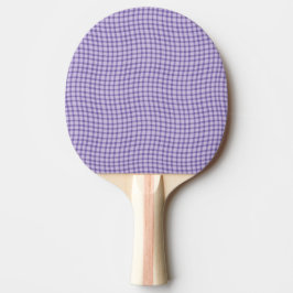 Lila rutig schackrutig sömlös mönster pingisracket