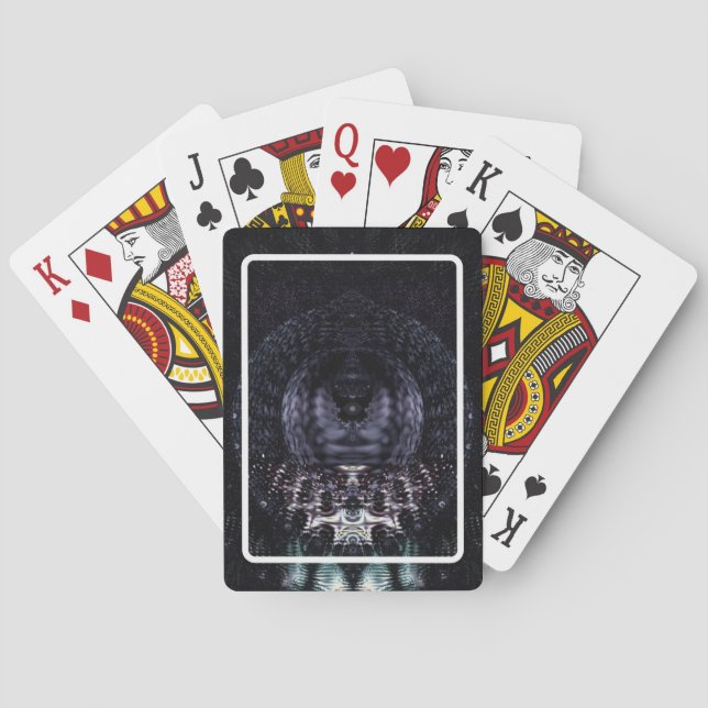 Lila rymd casinokort (Baksidan)