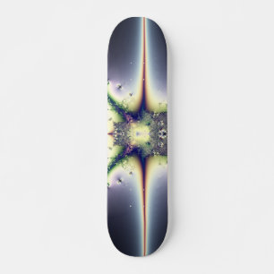 Lila rymd mini skateboard bräda 18,5 cm