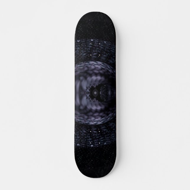 Lila Rymd Old School Skateboard Bräda 18 Cm (Framsida)