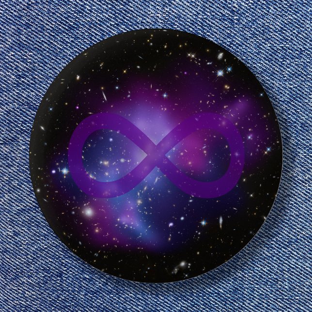 Lila rymdbild knapp (Purple Space Image Button)