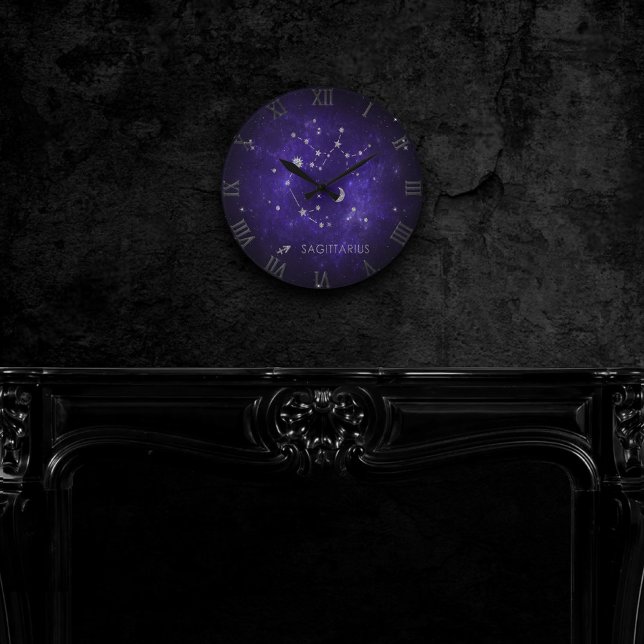 Lila Sagittarius Zodiac | Astrology Horoscope Rund Klocka (Skapare uppladdad)