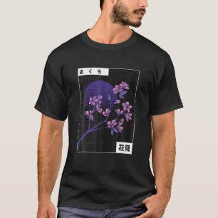 Lila Sakura Flowers Japanska Cherry Blommar T Shirt