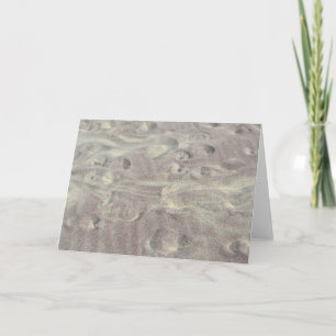 Lila Sand Notecard Kort