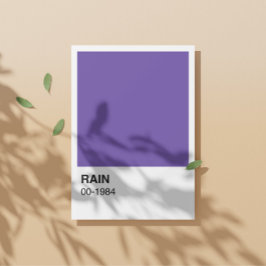 Lila Sång Album - Vita Gräns Perfect Poster