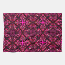 Lila Scarlet Patterned Kitchen Towel Kökshandduk