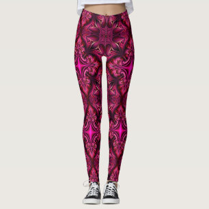 Lila Scarlet Patterned Leggings