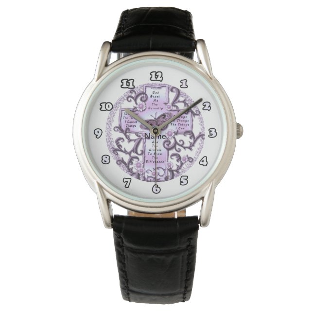 Lila Serenity Bönkors Armbandsur (Framsida)