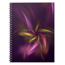 Lila Shades Abstrakt Flower Fantasy
