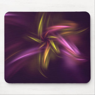 Lila Shades Abstrakt Flower Fantasy Musmatta