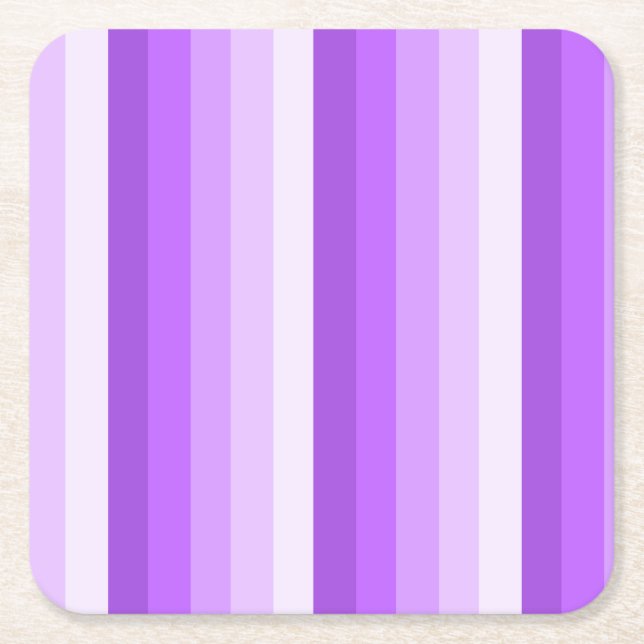 Lila Shadow rand Underlägg Papper Kvadrat (Framsidan)