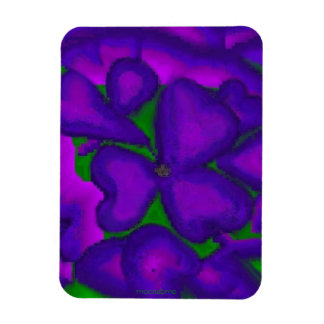 Lila Shamrock Magnet