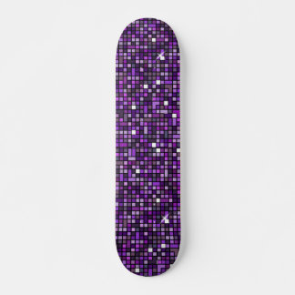 Lila Shimmer Mini Skateboard Bräda 18,5 Cm