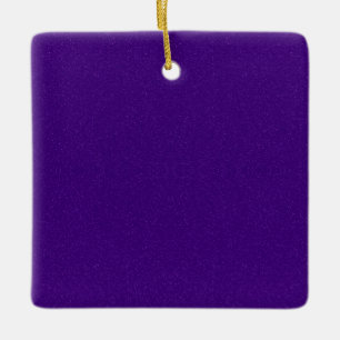 Lila Shimmer Square Ornament - Anpassade
