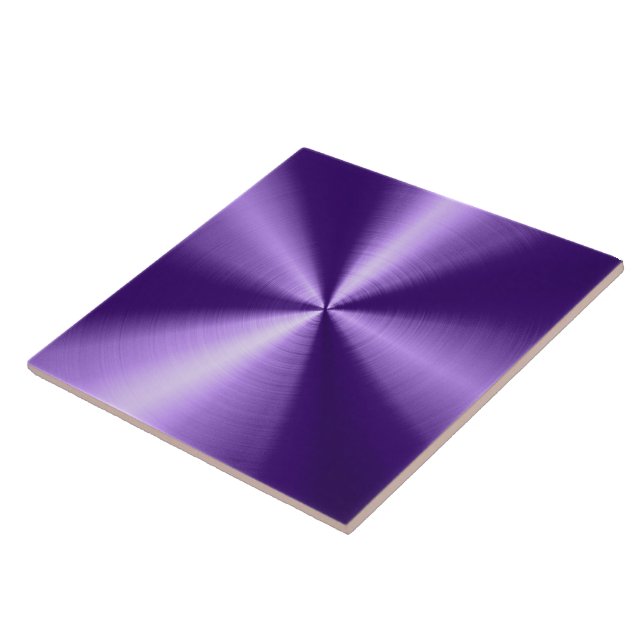 Lila Shiny Metallic Design Stainless Steel-utseend Kakelplatta (Sidan)
