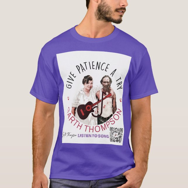 Lila Shirt T Shirt (Framsida)
