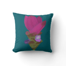 Lila Siam Tulip Decorative Pillow