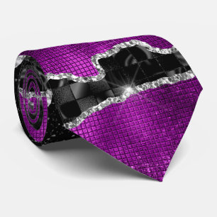 Lila silver agate glitter marble-elegant slips
