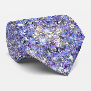 Lila Silver Glitz Blue Grått Sjöjungfru Glitter Slips