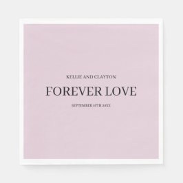 Lila Simple Bröllop Napkins Pappersservett