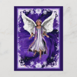 Lila själ postkort vykort
