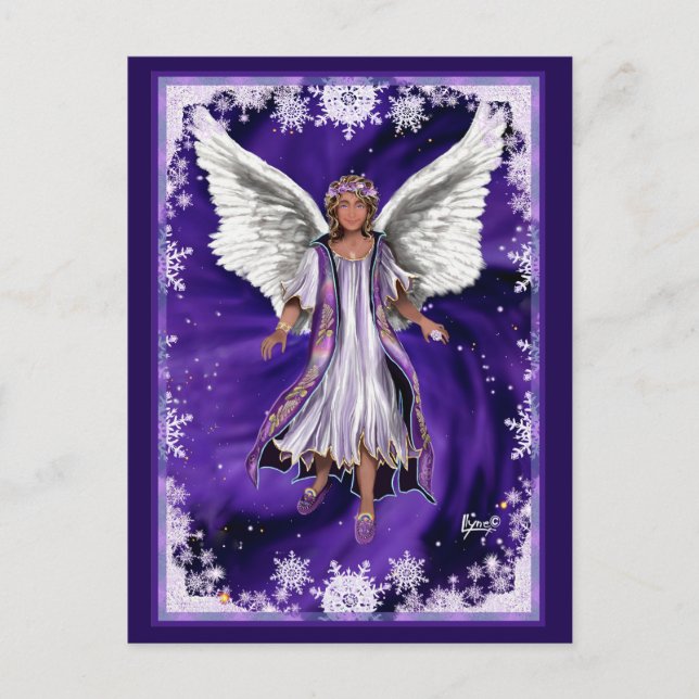 Lila Själv Postkort Vykort (Framsida)