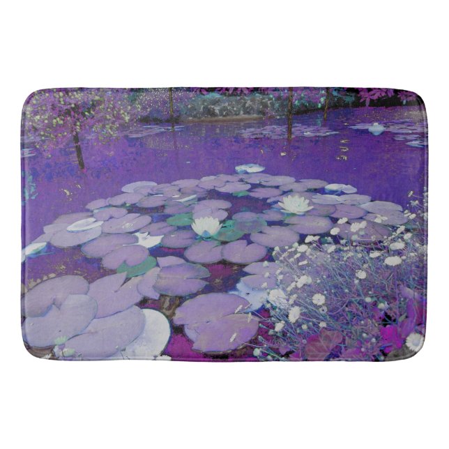 Lila Sjö Dreaming Badrumsmatta (Framsidan)