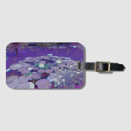 Lila Sjö Dreaming Bagagebricka