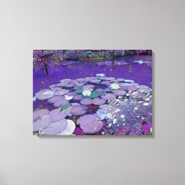 Lila Sjö Dreaming Canvastryck (Framsida)