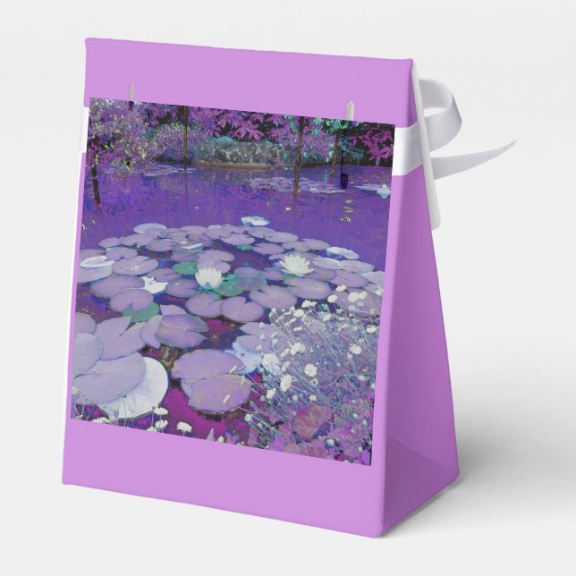 Lila Sjö Dreaming Presentaskar (Baksidan Sidan)