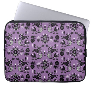 Lila sjöjungfru fantasi laptop fodral