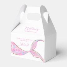 Lila Sjöjungfru Svan Temat Födelsedag Favoritruta