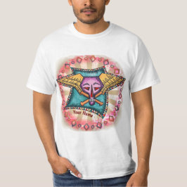 Lila skelett T-shirt